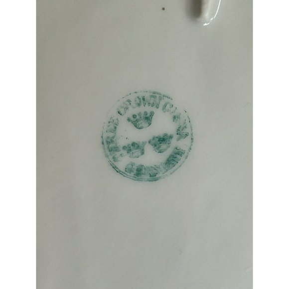 Antique Celery Dish 1909-1916 Three Crown China Germany Pink Roses & Gold Accent - Picture 12 of 14